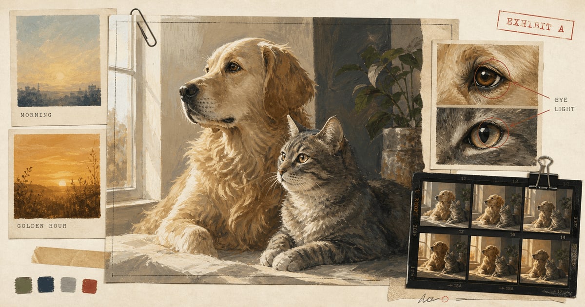 Best Time of Day to Photograph Your Pet article image