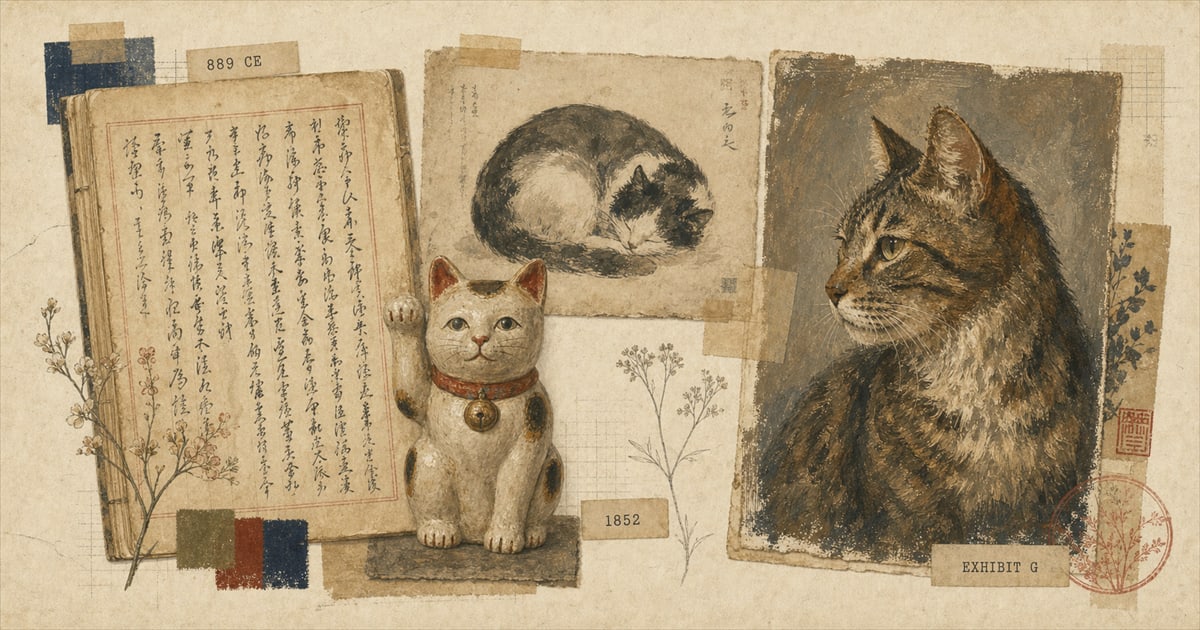 Japan Was Drawing Cats a Thousand Years Before Anime article image