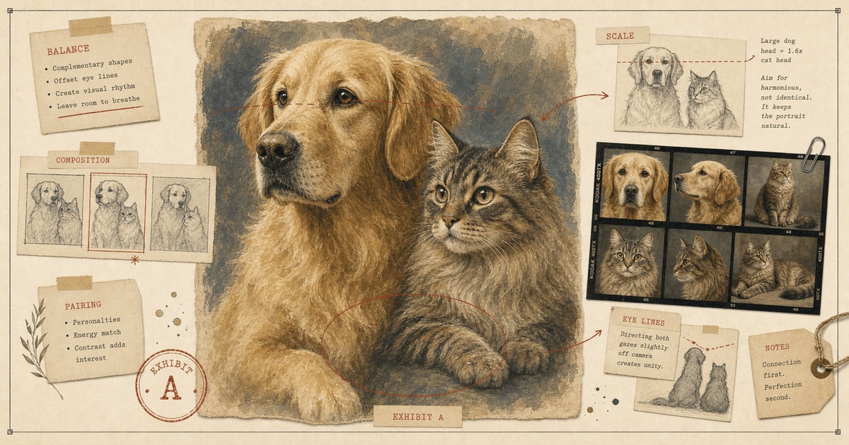 How to Make a Multi-Pet Portrait Actually Work article image