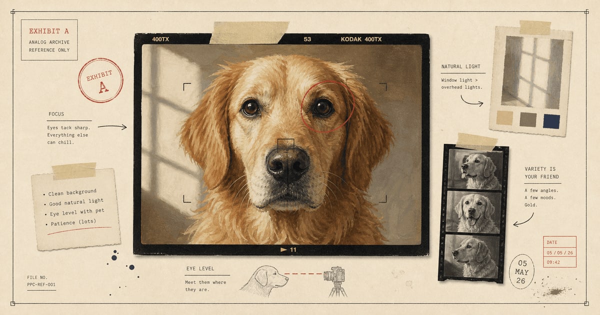 How to Photograph Your Pet for a Portrait article image