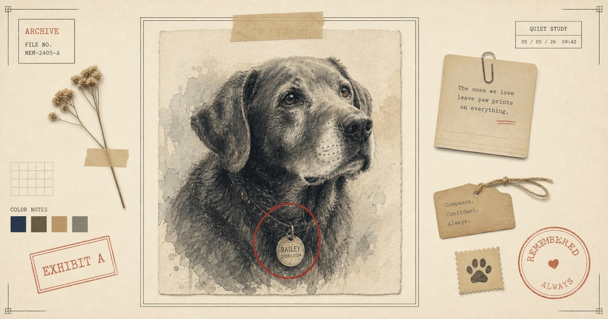 Pet Memorial Portraits: A Complete Guide article image