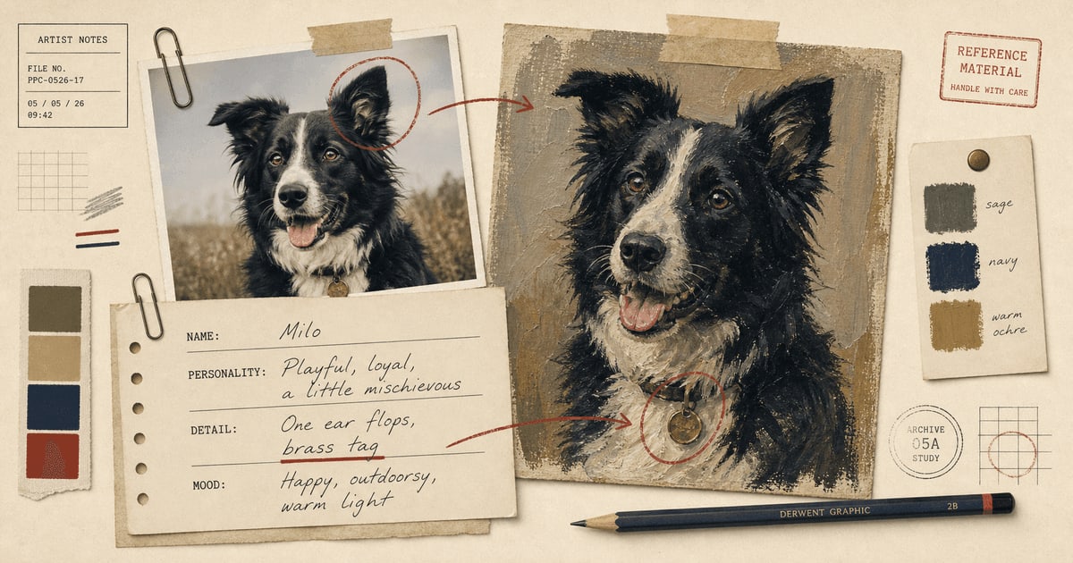 What to Tell the Pet Portrait Artist article image
