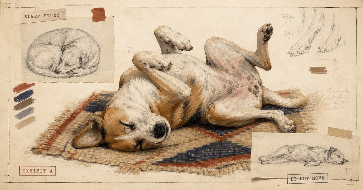 Why Dogs Sleep in Ridiculous Positions article image