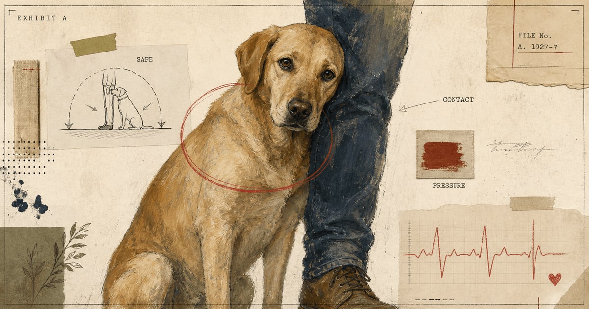 Why Your Dog Leans on You article image
