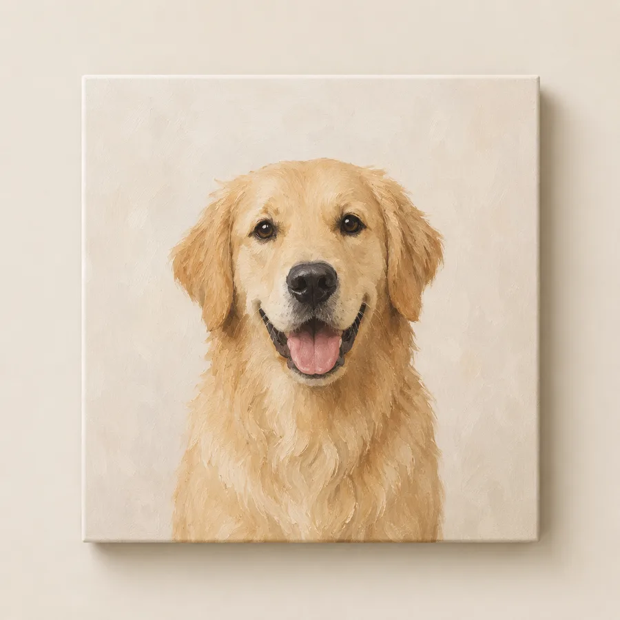 Example portrait with 1 pet