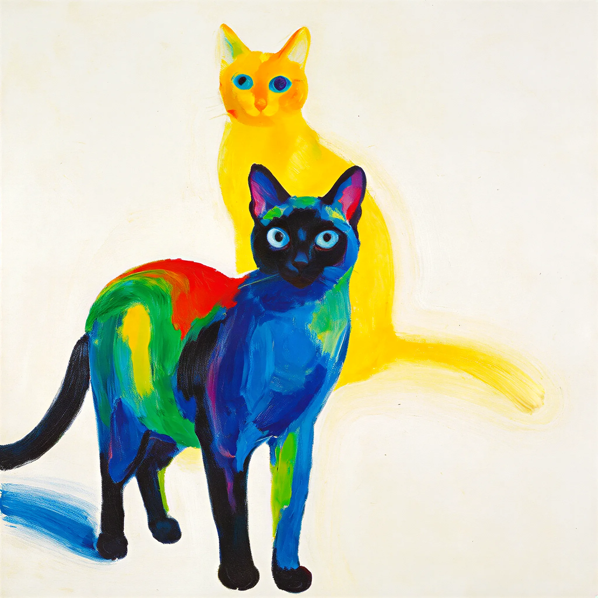 Custom surrealist portrait of a Burmese